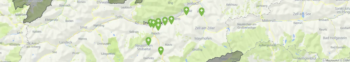 Kartenansicht für Apotheken-Notdienste in der Nähe von Thaur (Gemeinde, Tirol) (93)